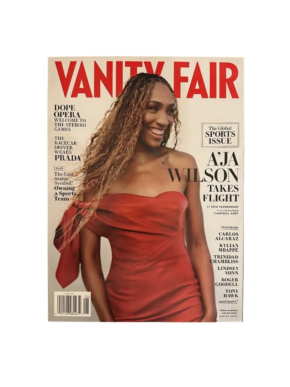 Vanity Fair Magazine 2026 A'ja Wilson Global Sports Issue Tony Hawk Lindsey Vonn